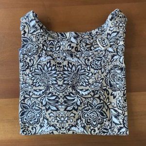 Kim Rogers All Cotton Scoop Neck Top with 3/4 Sleeves